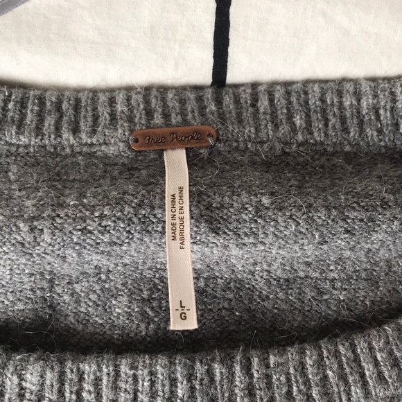 Grey free people sweater - Picture 3 of 4